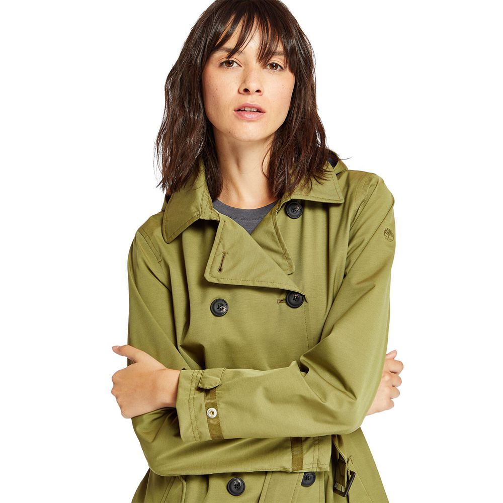 Geci Timberland Dama Masline Verzi - Classic Waterproof Trench - Romania - BDVGQC580